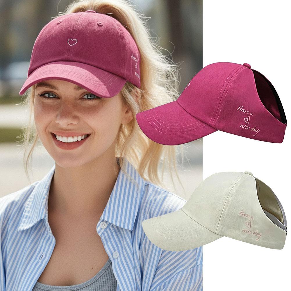 Running Gear Hat - Бейсболка с вышитым сердечком и открытым