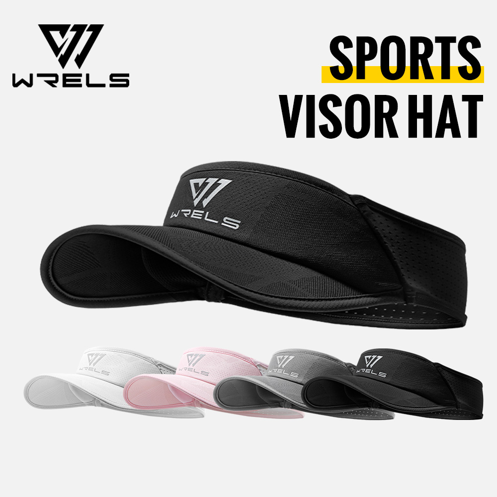 Running Gear Hat - Летняя кепка-козырек WRELS без верха, нескользящая,